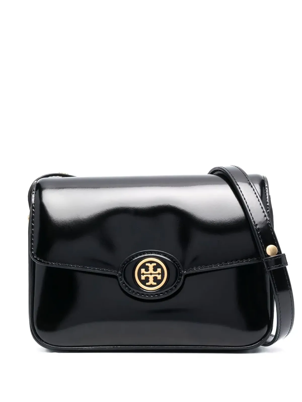 Tory Burch ロゴプレート付きクロスボディバッグ - 画像1