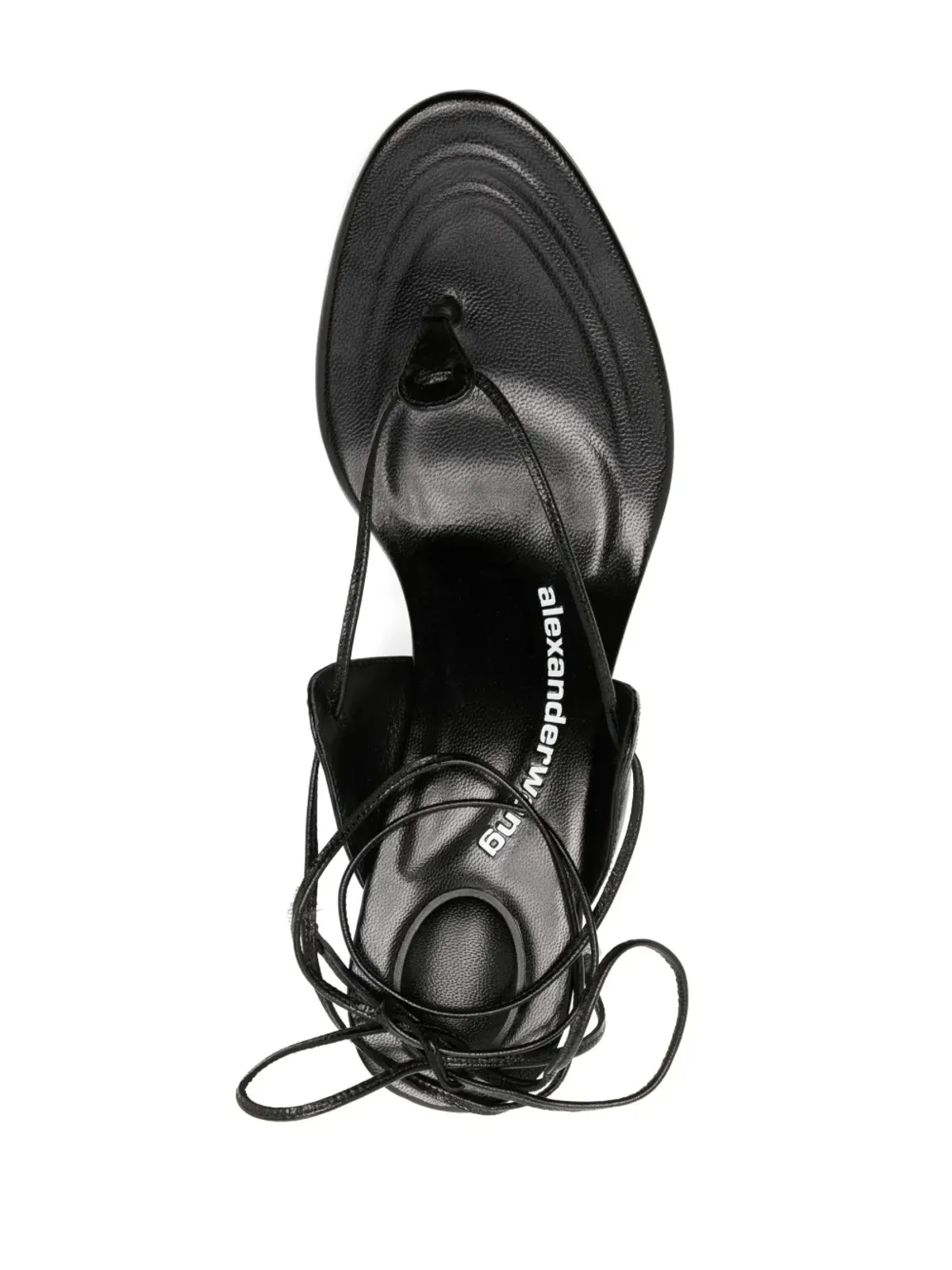 Alexander Wang アンクルストラップ付き ローヒール サンダル - 画像4