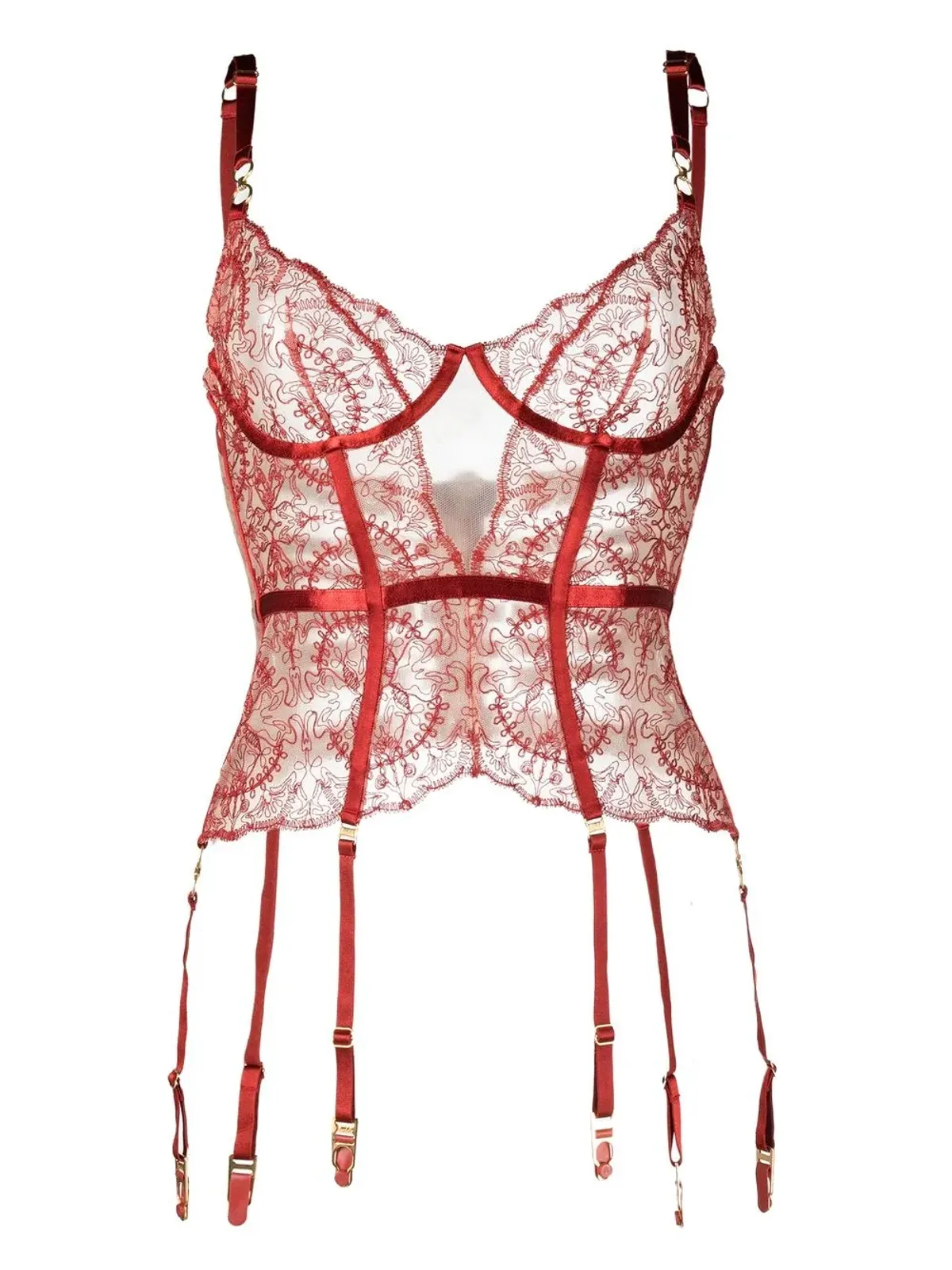 Bordelle Cymatic Basque corset bra - 画像1