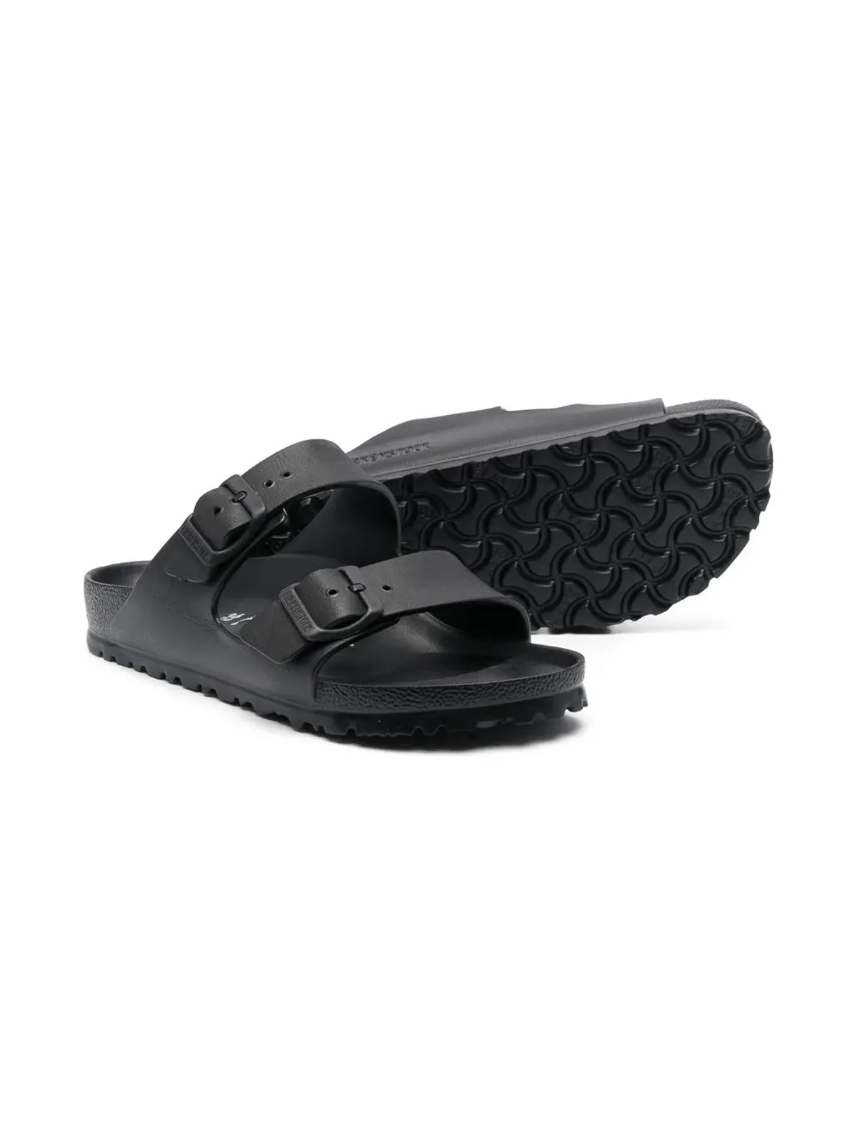 Birkenstock Kids ダブルバックル・オープントゥサンダル - 画像2