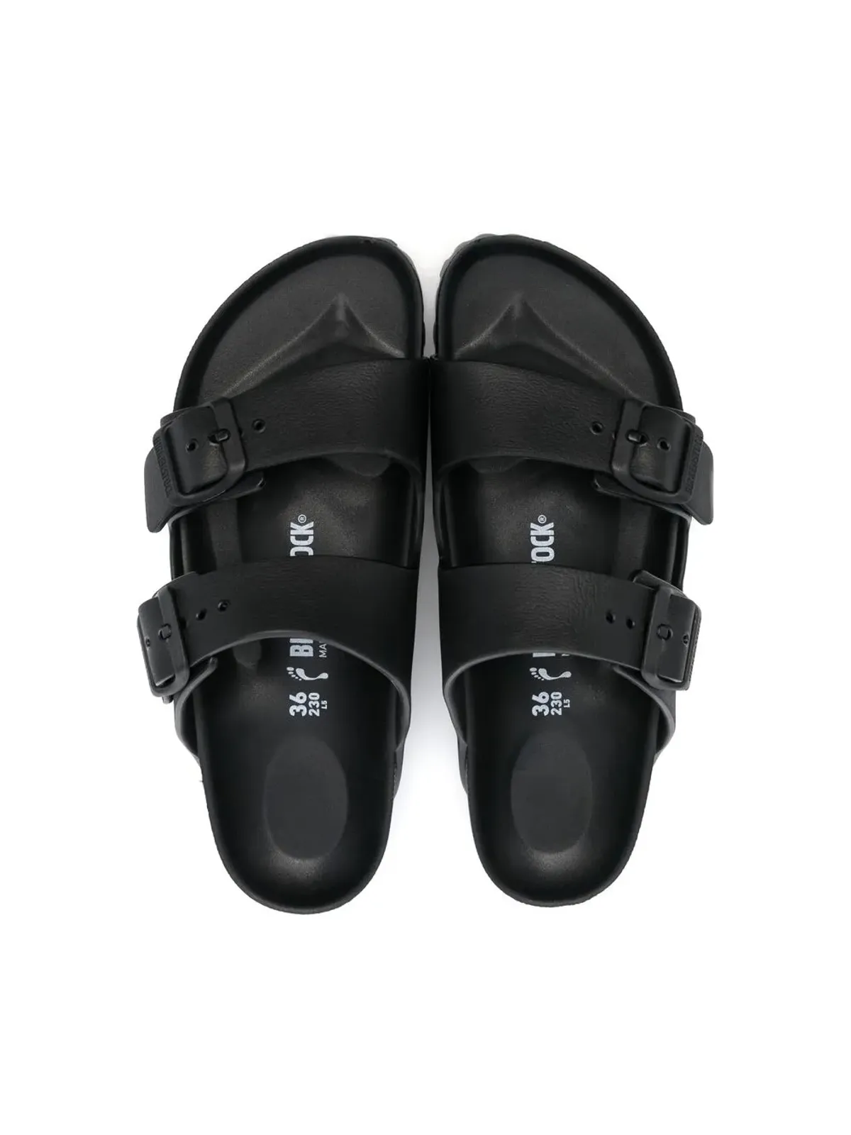 Birkenstock Kids ダブルバックル・オープントゥサンダル - 画像3
