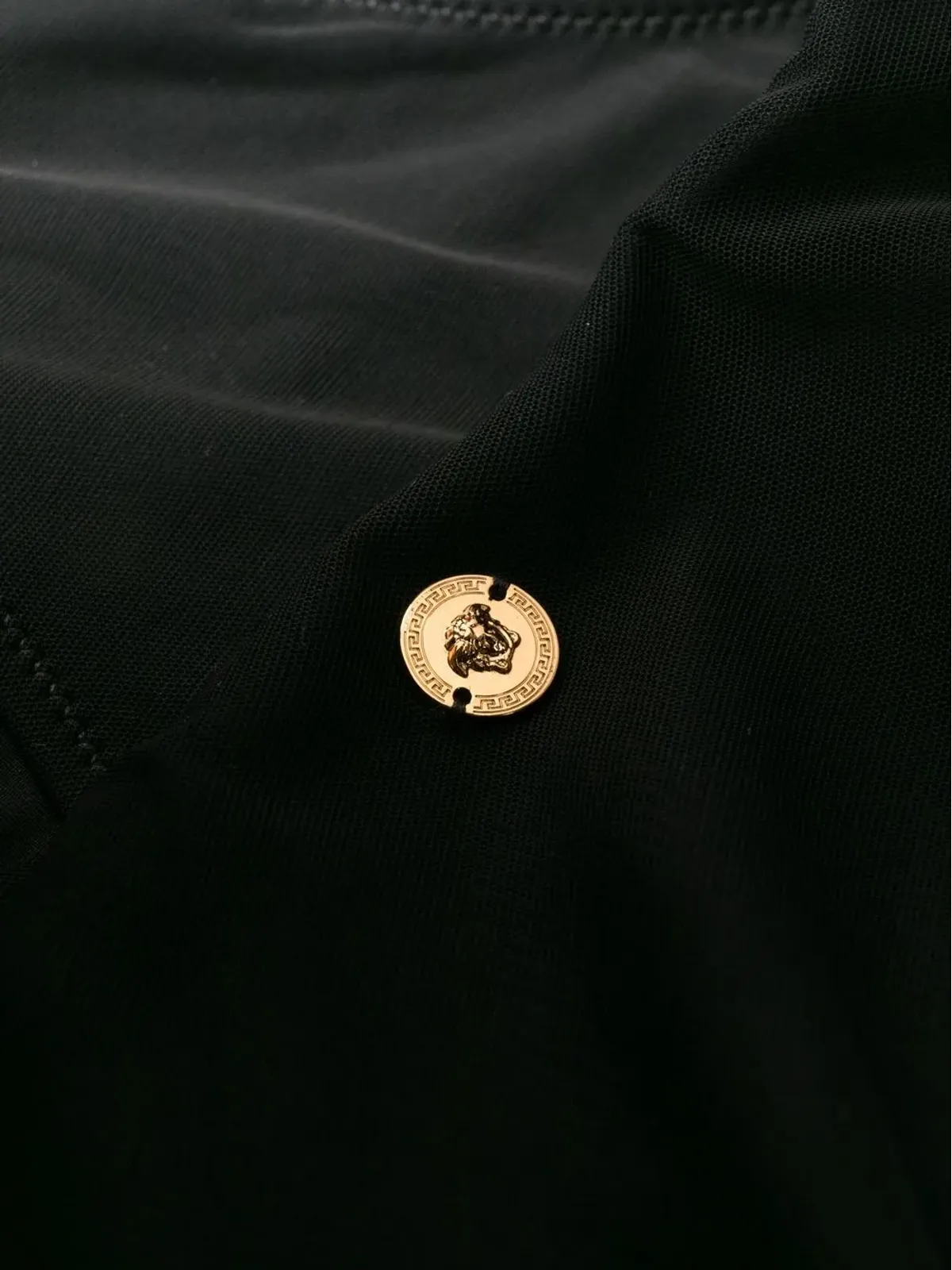 Versace ワンショルダースイムスーツ - ブラック - 画像3