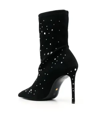 Stuart Weitzman クリスタル装飾アンクルブーツ - サムネイル3