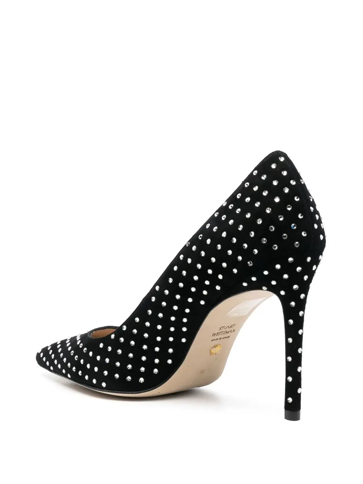Stuart Weitzman クリスタル装飾パンプス - 画像3