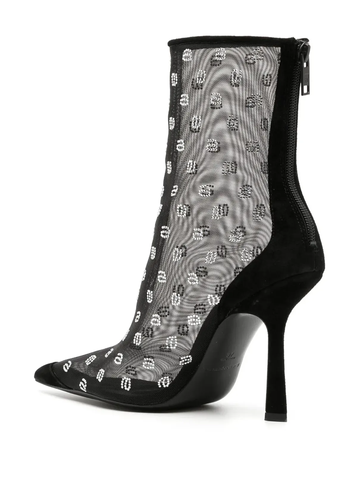 Alexander Wang クリスタルロゴ メッシュブーツ - 画像3