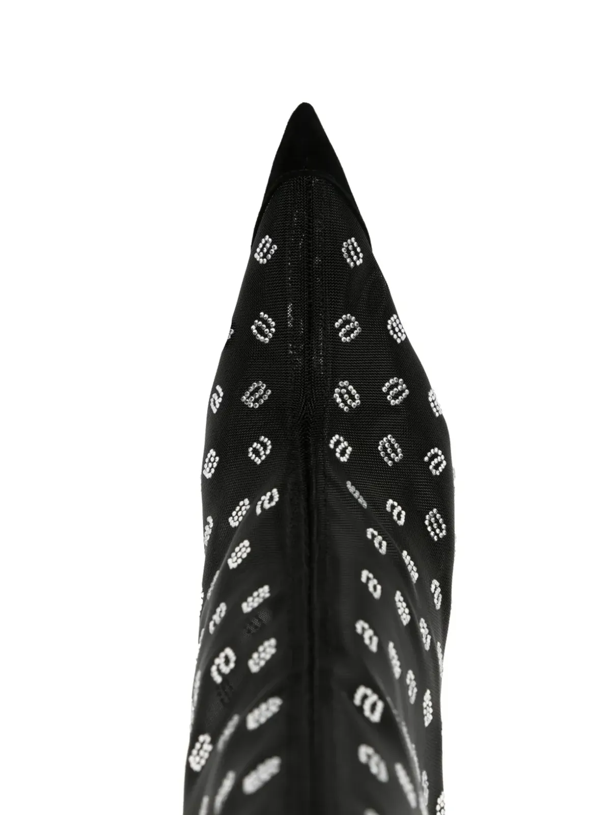 Alexander Wang クリスタルロゴ メッシュブーツ - 画像4