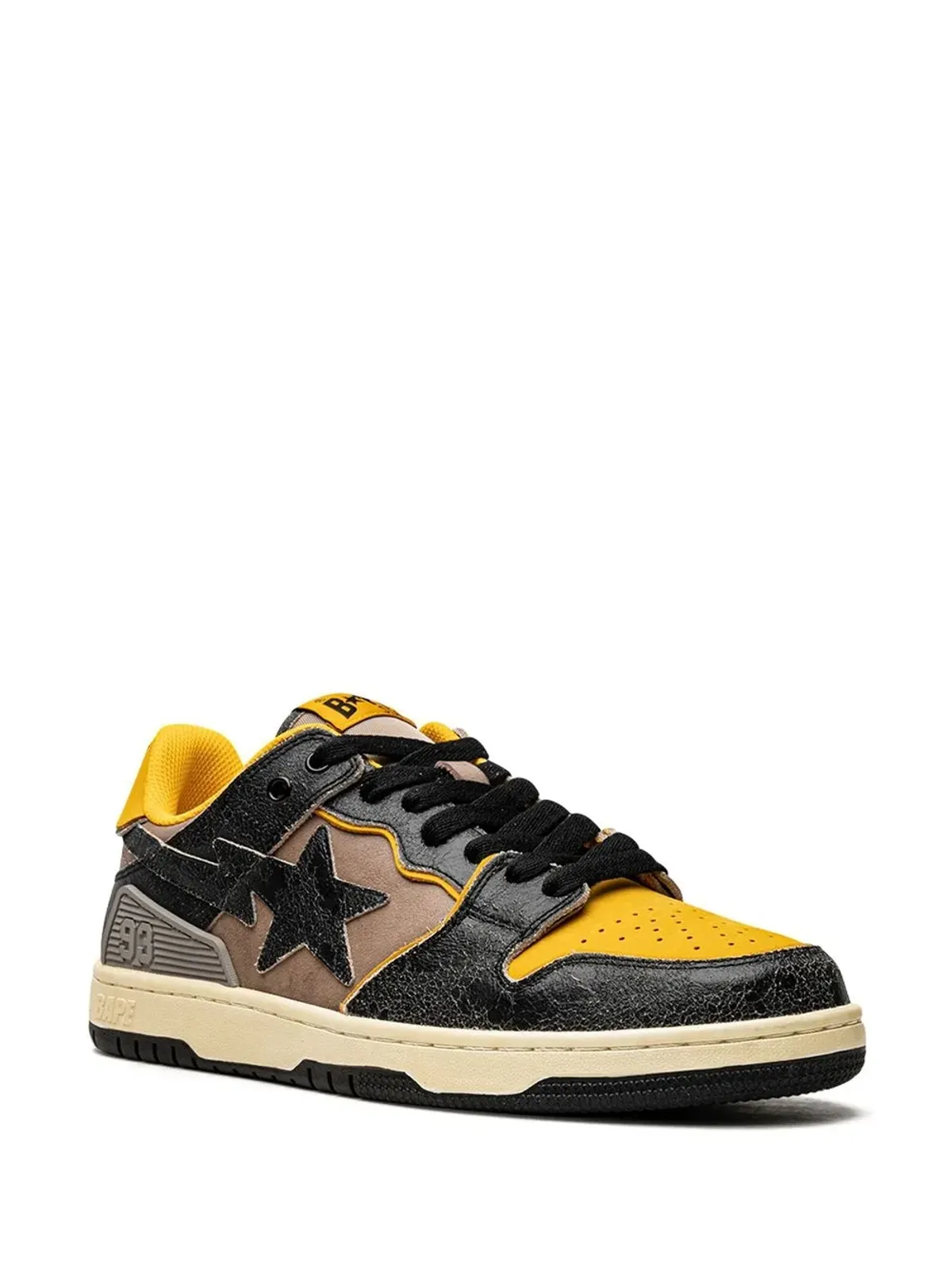 A BATHING APE® SK8 STA #5 M1 イエロー スニーカー - 画像2