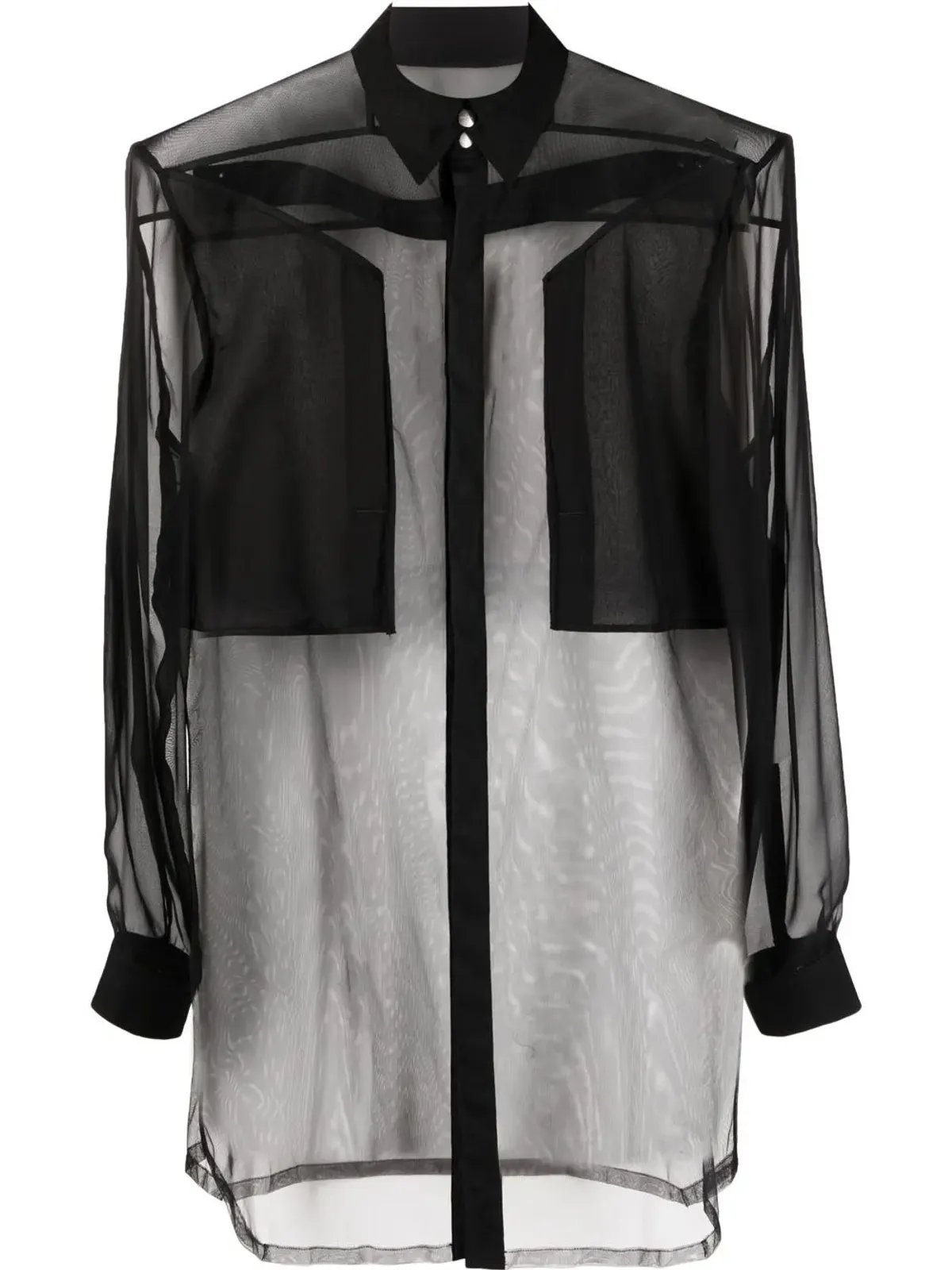 Rick Owens ユーティリティ・シースルーシャツ - 画像1