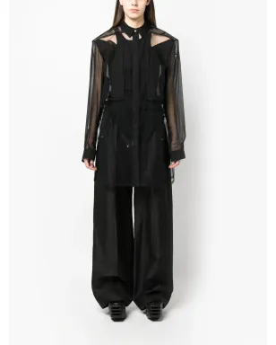 Rick Owens ユーティリティ・シースルーシャツ - サムネイル2