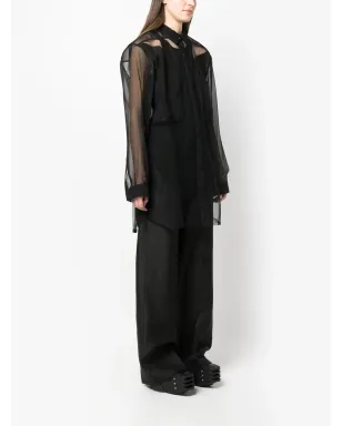 Rick Owens ユーティリティ・シースルーシャツ - サムネイル3