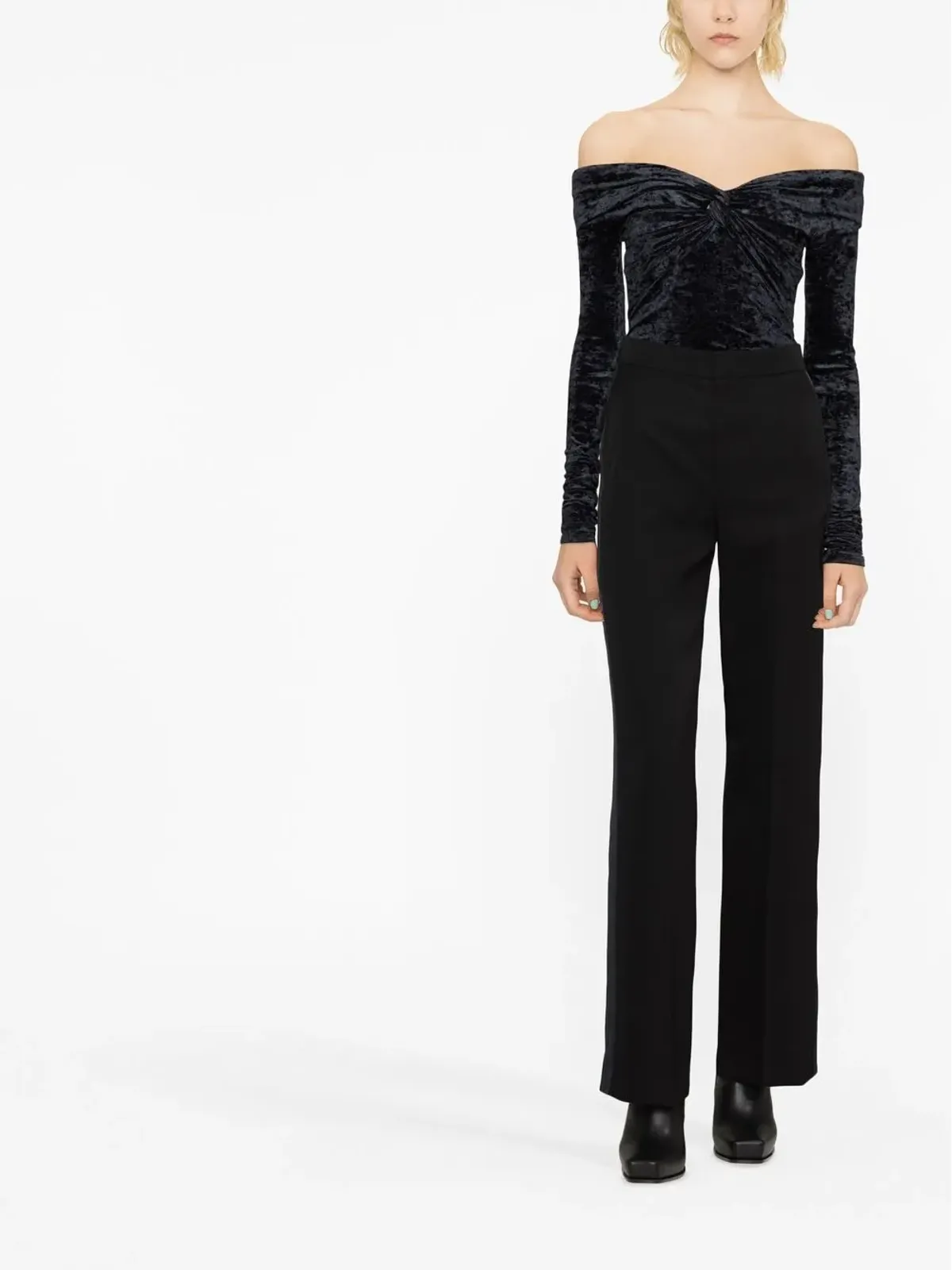 ISABEL MARANT Scarly テーラードパンツ - ブラック - 画像2