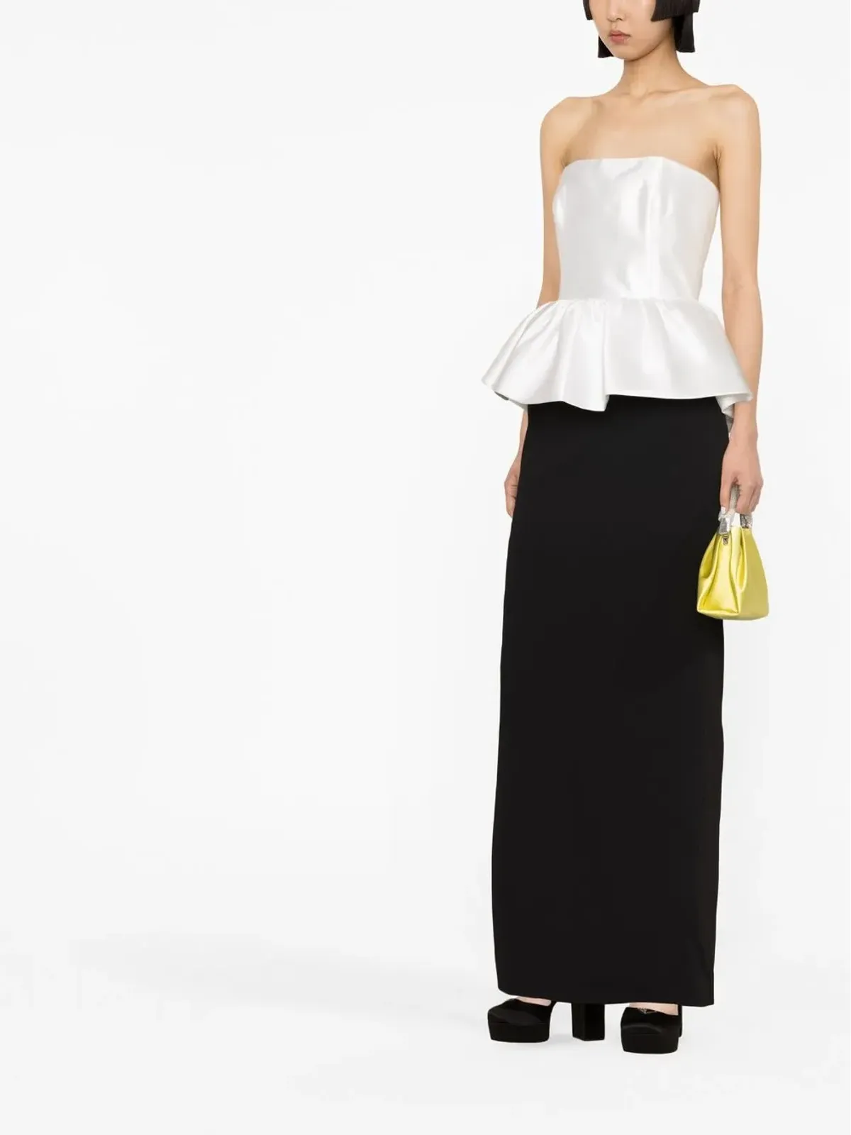 Solace London Maddison strapless dress - 画像2