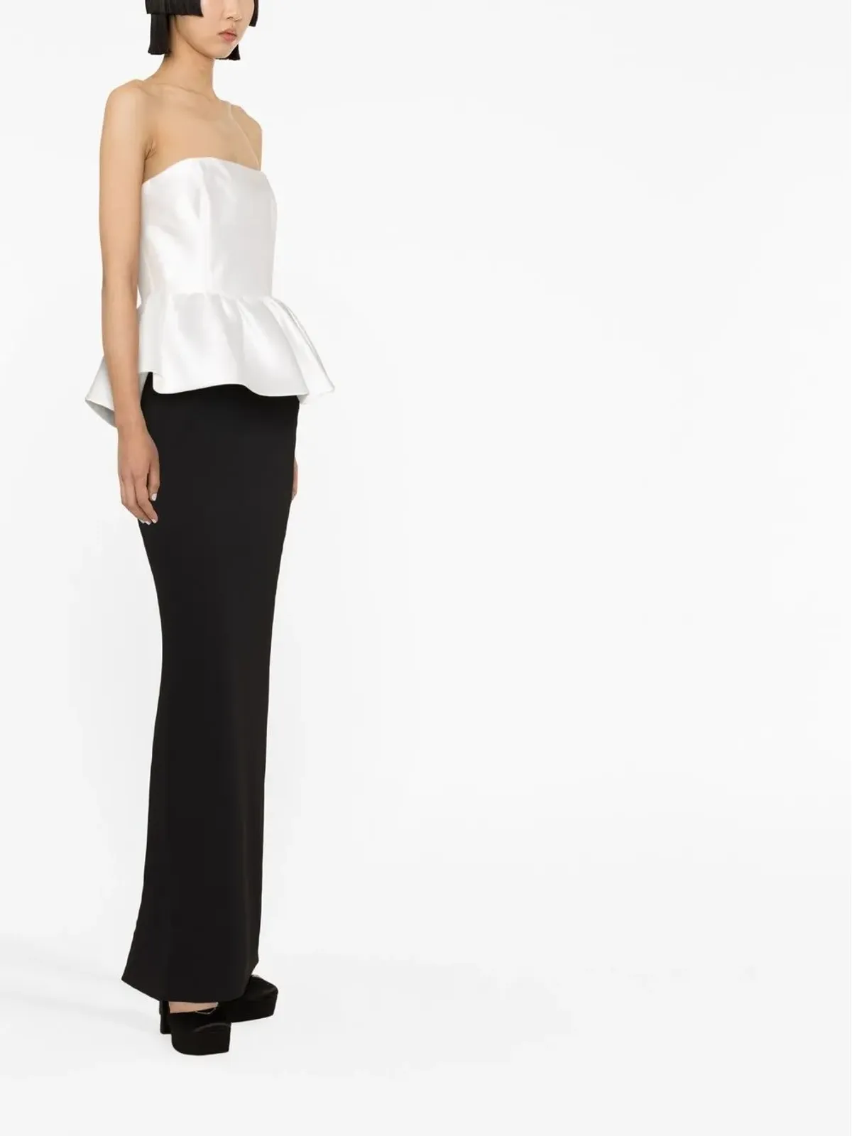 Solace London Maddison strapless dress - 画像3