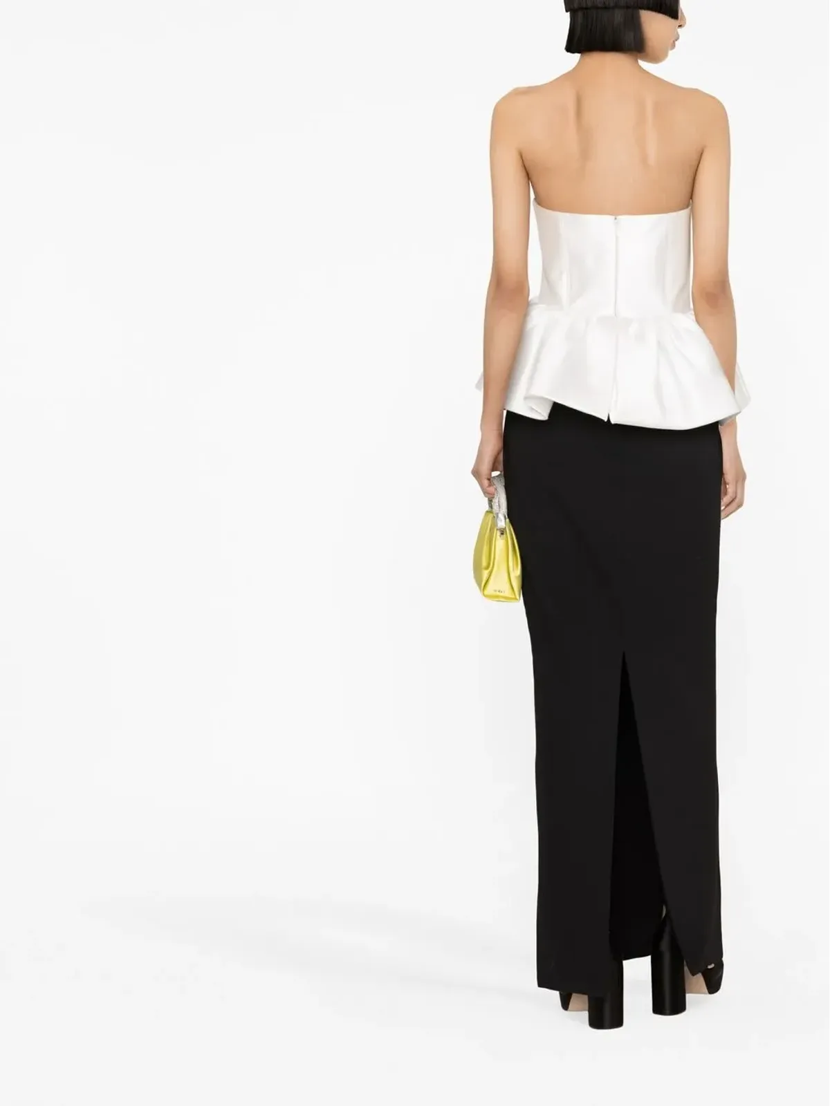 Solace London Maddison strapless dress - 画像4