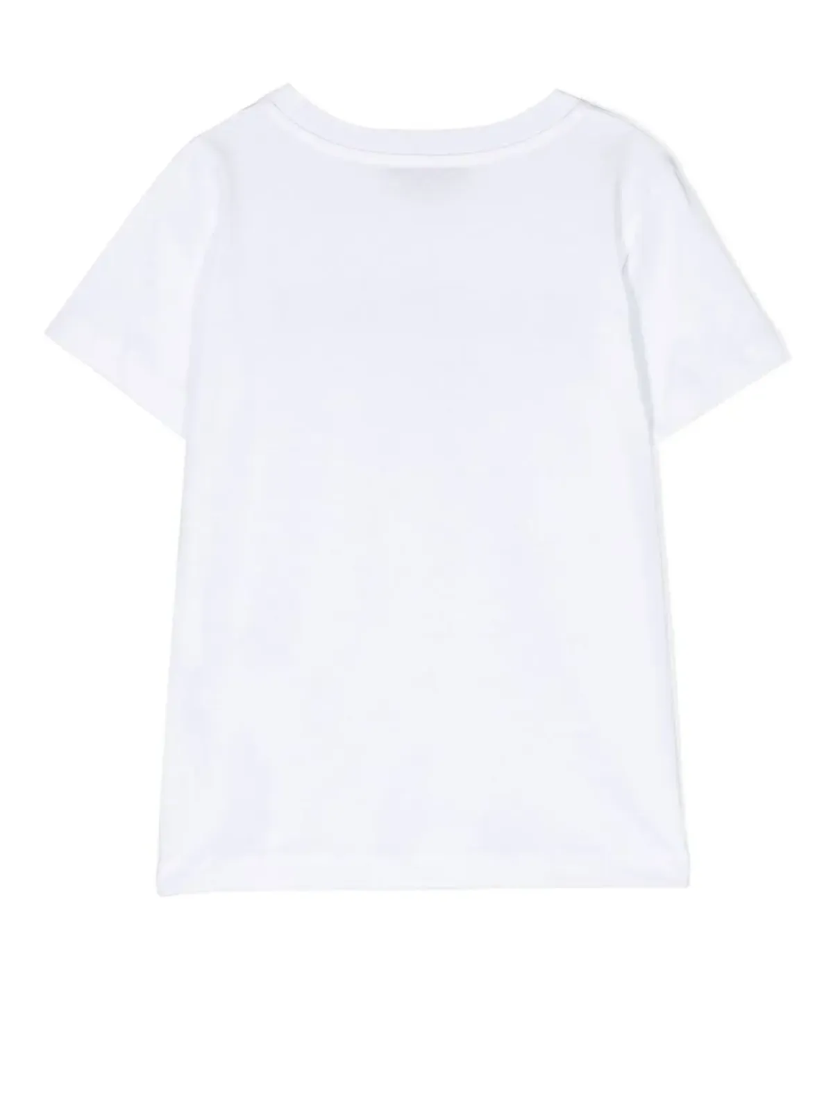 Balmain Kids フロックドロゴ コットンTシャツ（ホワイト） - 画像2