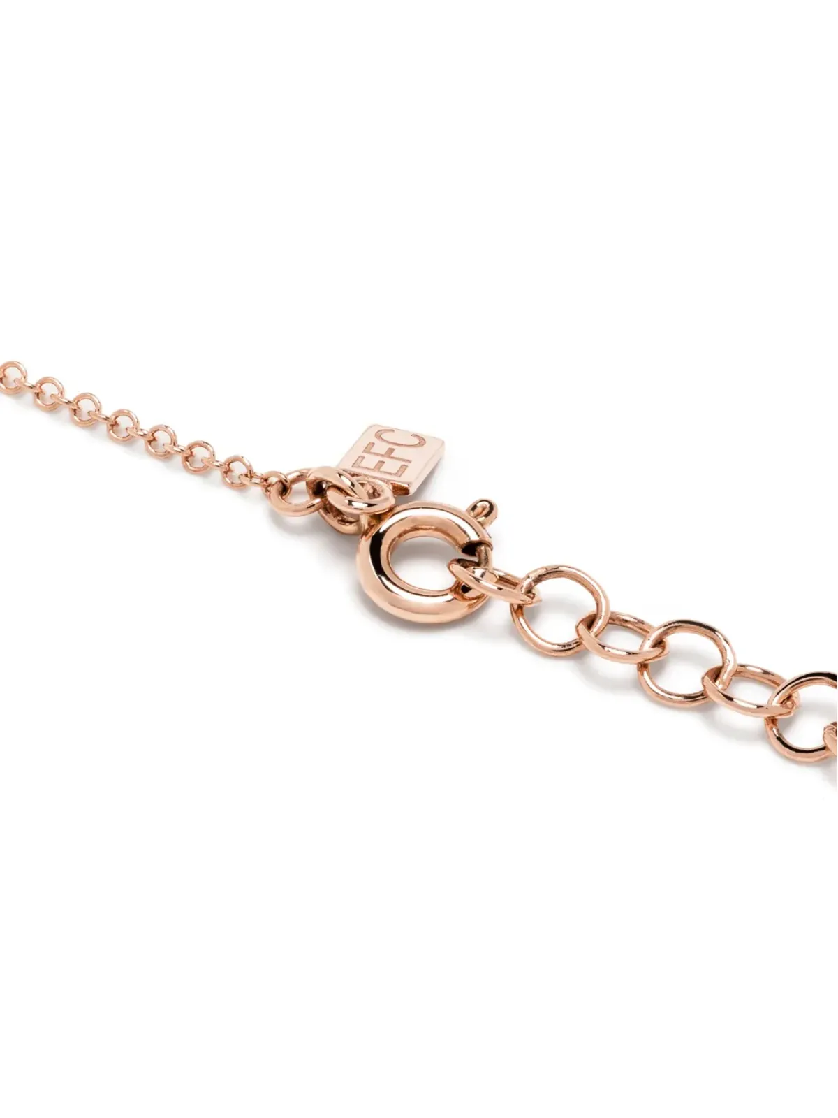 Ef Collection エフコレクション 14K ローズゴールド アンジェルウィング ダイヤモンド ブレスレット（ピンク） - 画像4