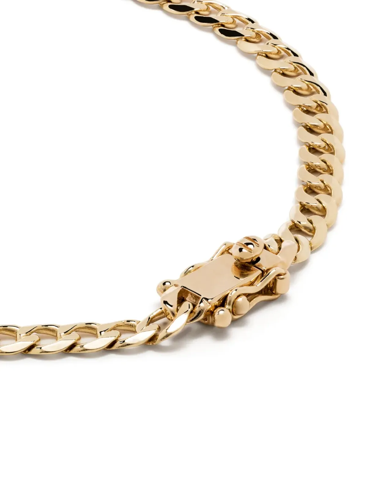 Ef Collection 14K イエローゴールド ダイヤモンド カーブチェーン ブレスレット - 画像4