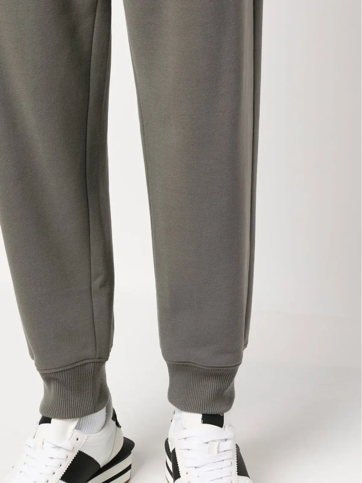 Giorgio Armani ドローコード付きウール トラックパンツ - グリーン - 画像5