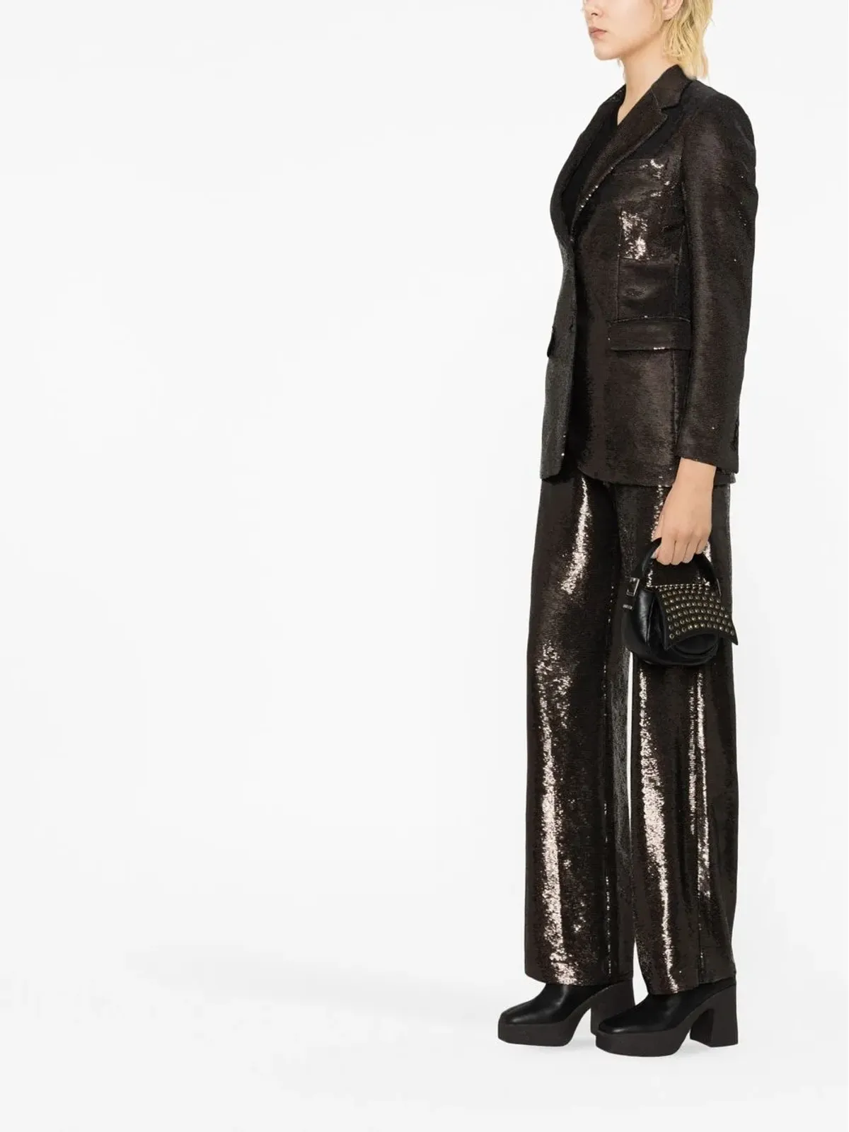 Golden Goose スパンコール付きシングルブレストブレザー - 画像4
