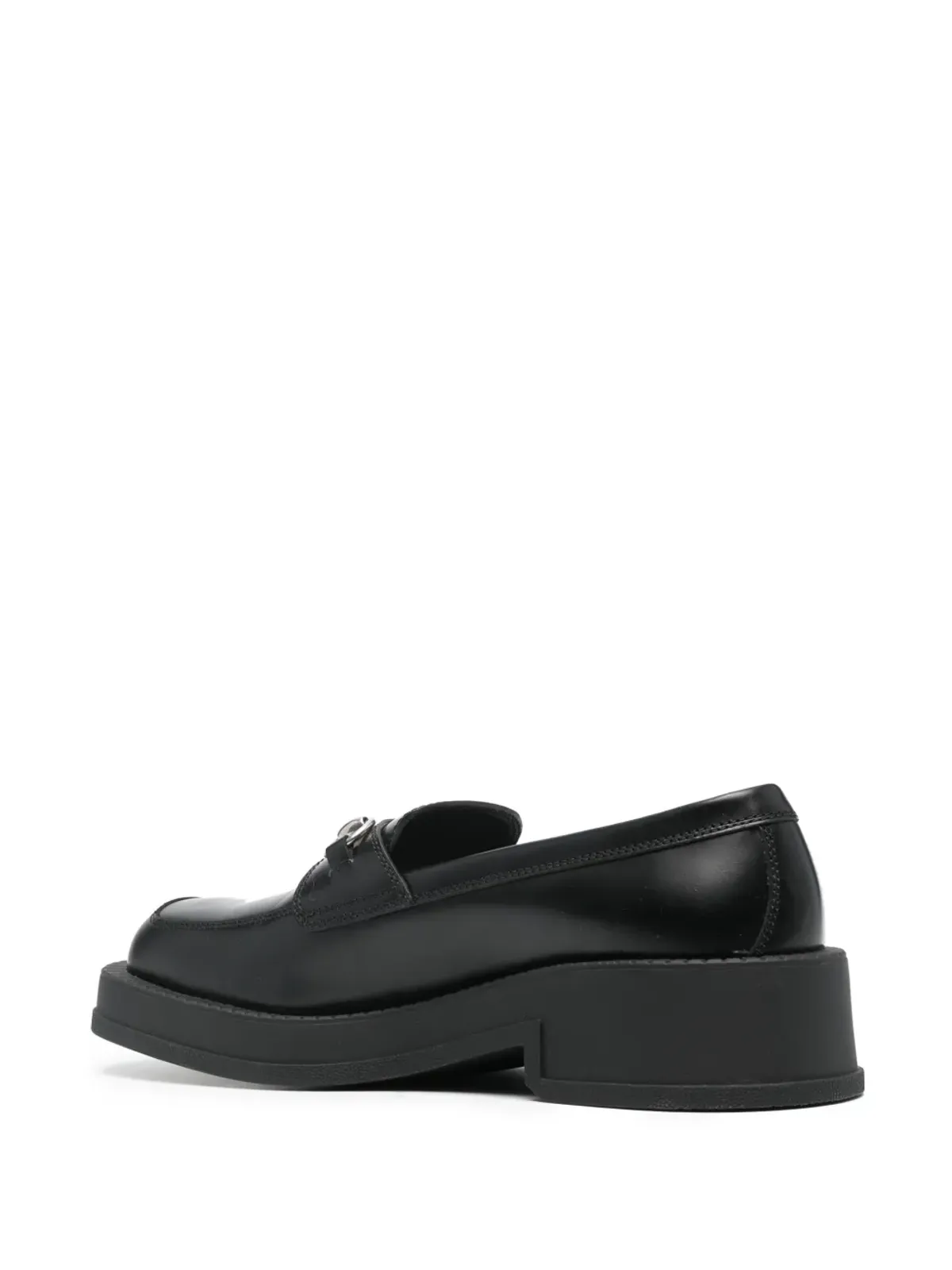 Gucci Horsebit square-toe loafers - Black - 画像3