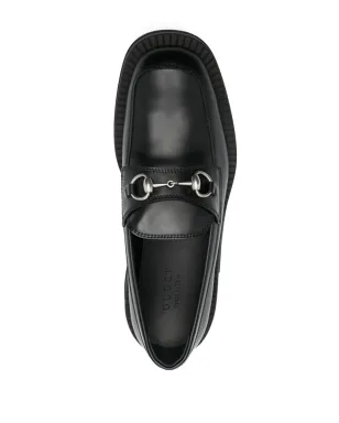 Gucci Horsebit square-toe loafers - Black - サムネイル4