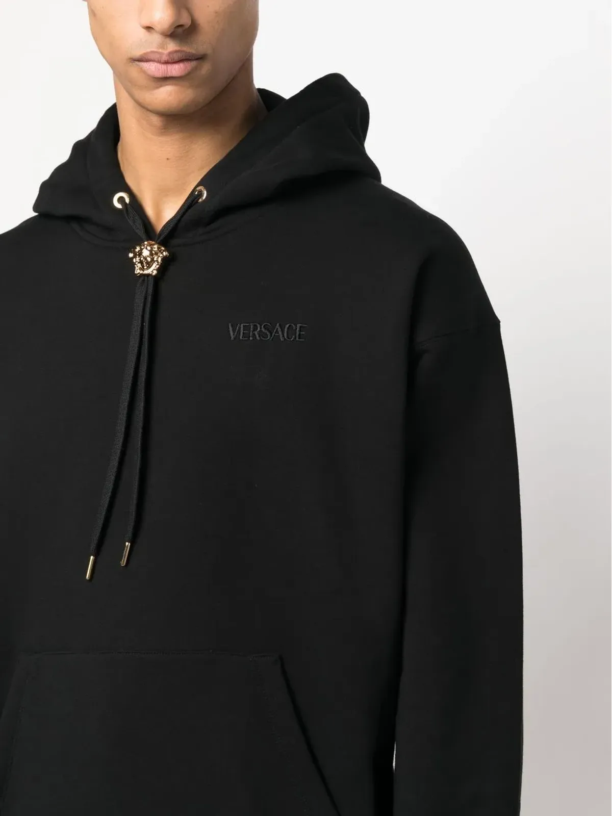 Versace La Medusa コットン フード付きパーカー - 画像5