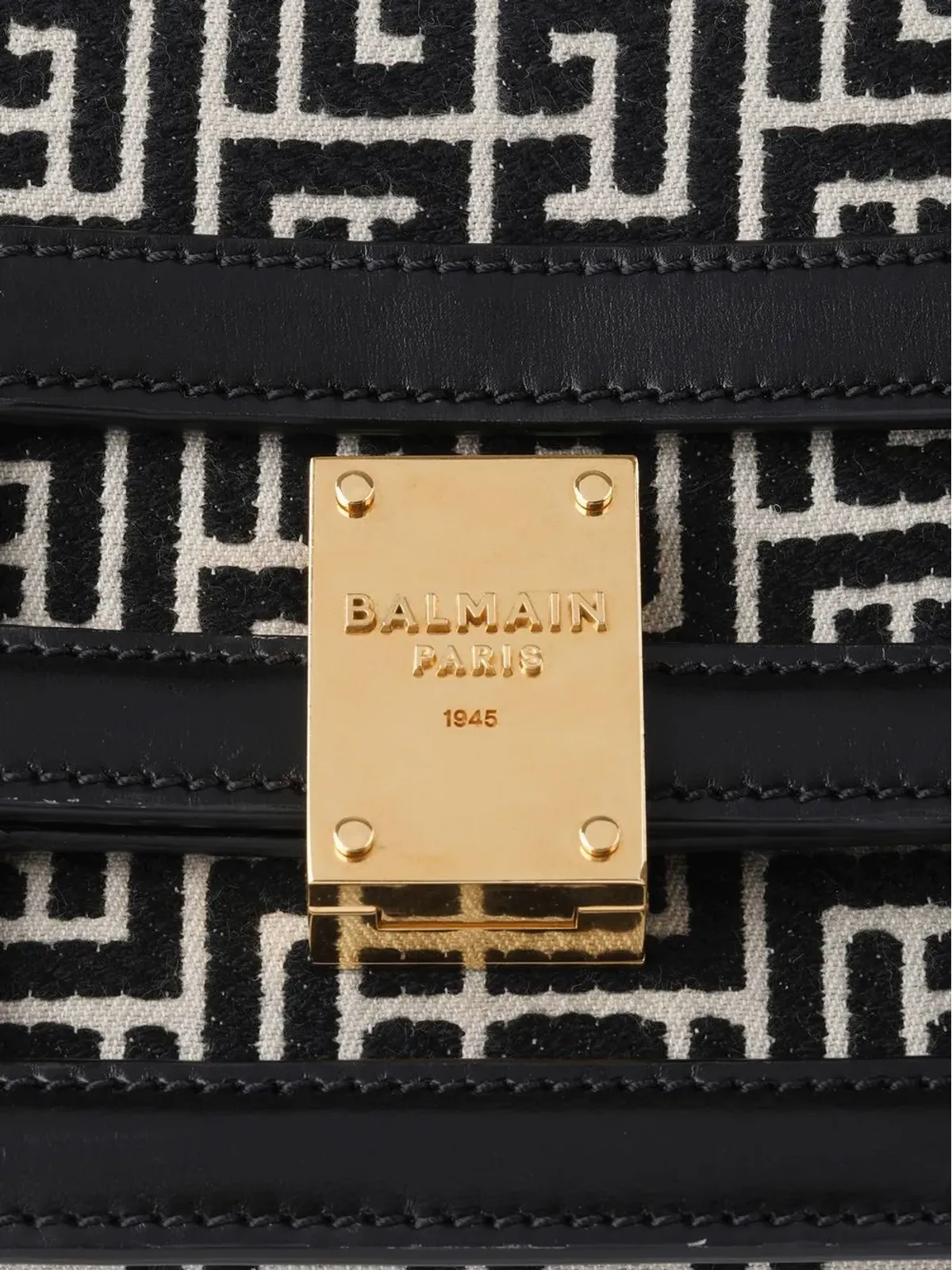 Balmain バイフォールドモノグラム ショルダーバッグ - 画像5