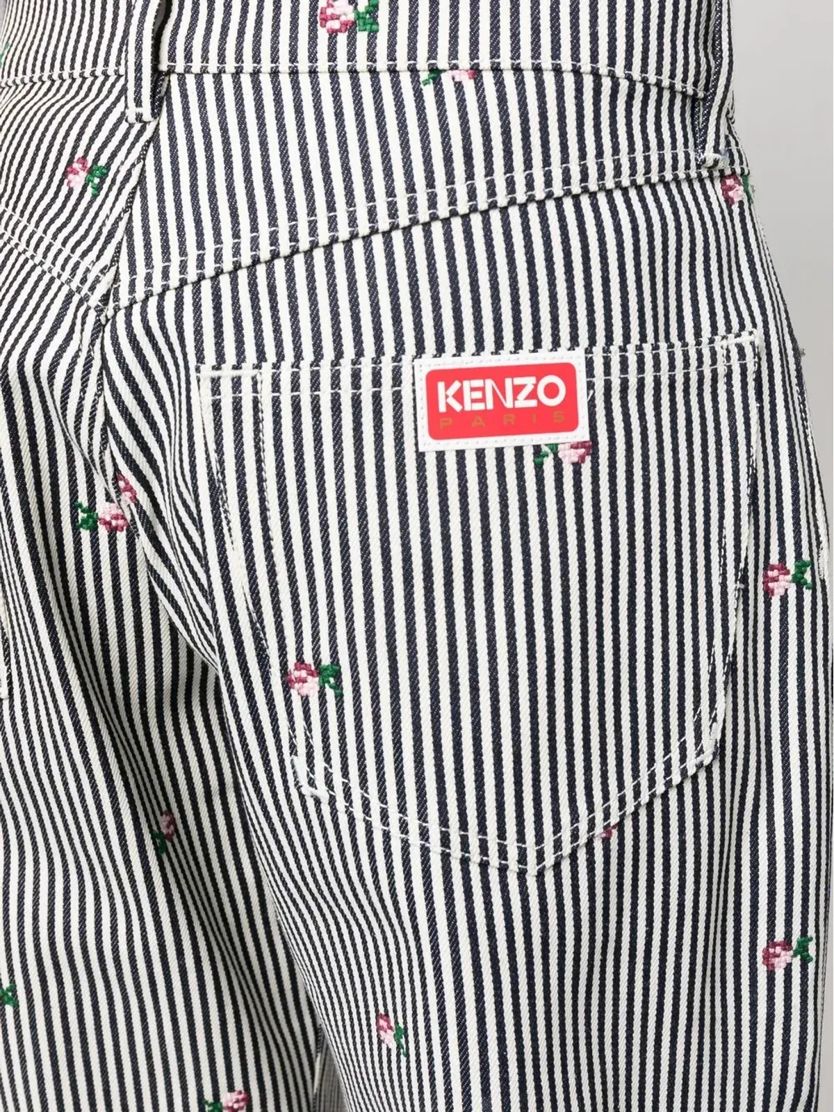 Kenzo 花柄プリントストレートジーンズ - 画像5