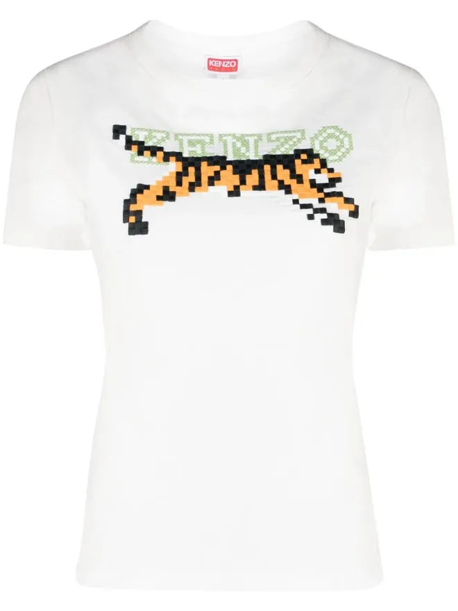 Kenzo Kenzo 刺繍デザイン Tシャツの商品画像