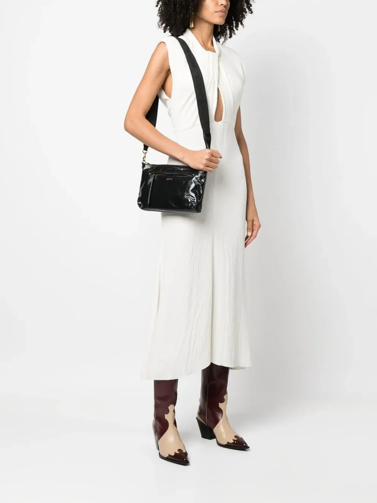 ISABEL MARANT Nessah crossbody bag - Black - 画像2
