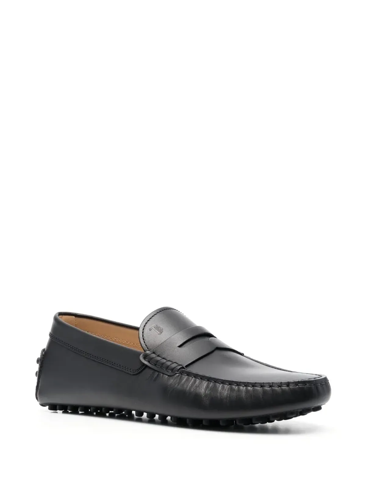 Tod's アーモンドトゥ レザー ローファー - 画像2