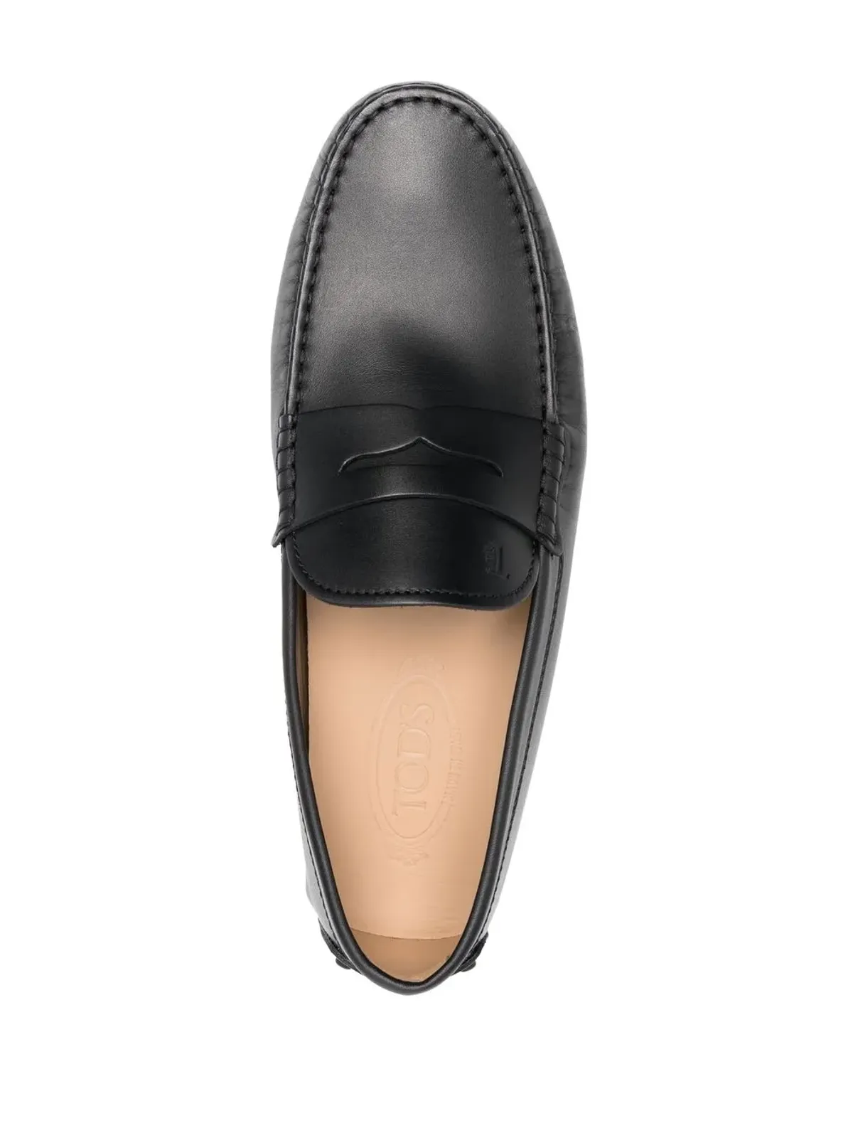 Tod's アーモンドトゥ レザー ローファー - 画像4