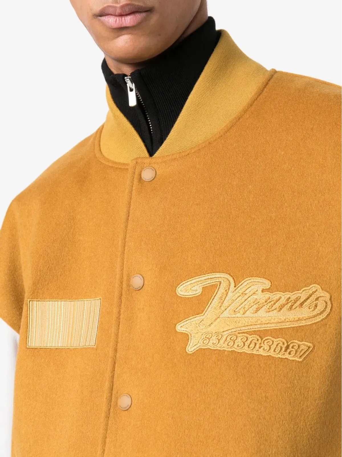 VTMNTS カレッジ ヴァーシティ ボンバー ジャケット - 画像5