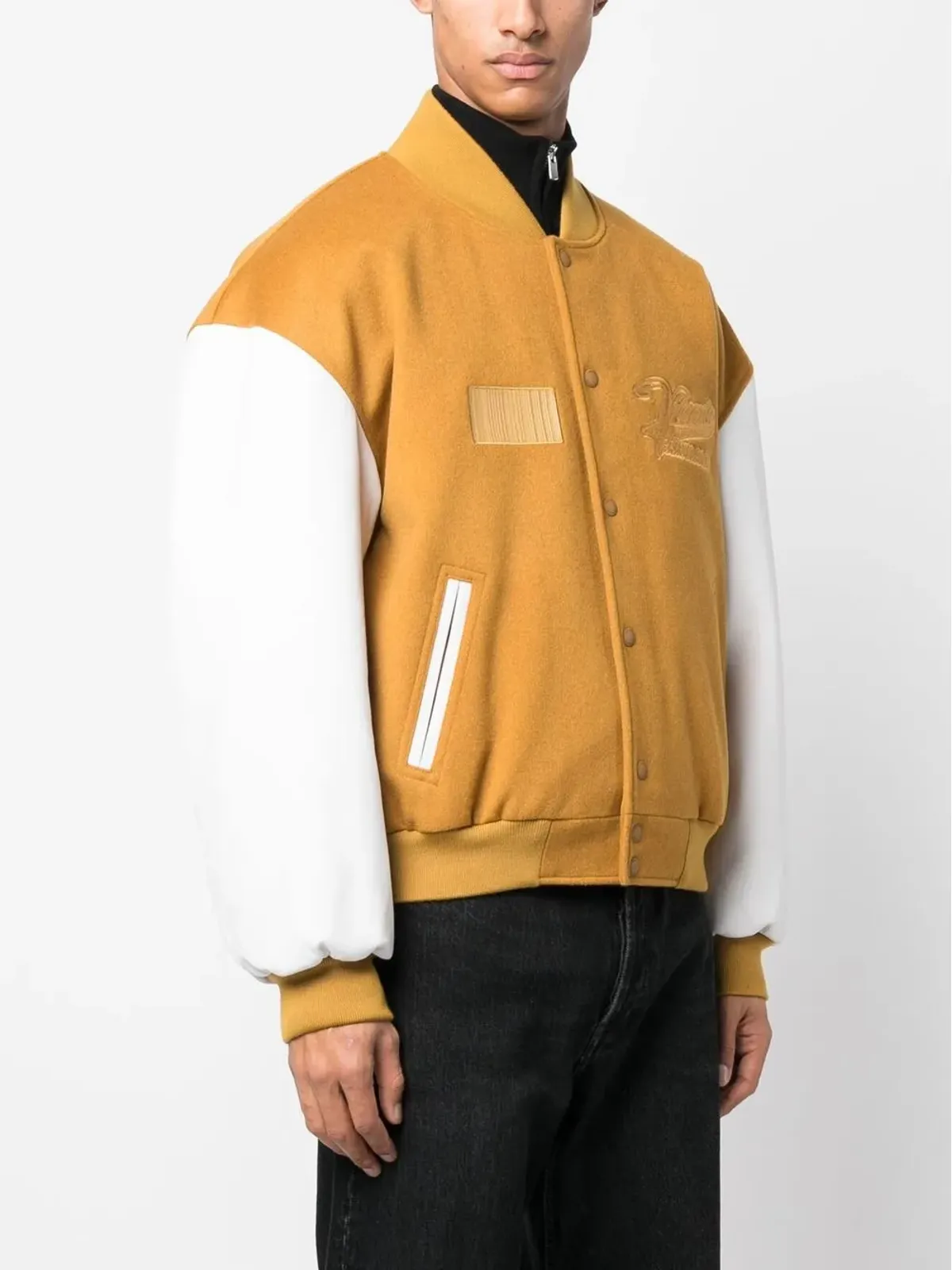VTMNTS カレッジ ヴァーシティ ボンバー ジャケット - 画像3