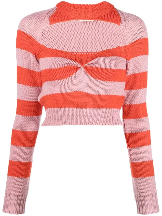 Marni Marni ストライプ ヴァージンウール ジャンパーの商品画像