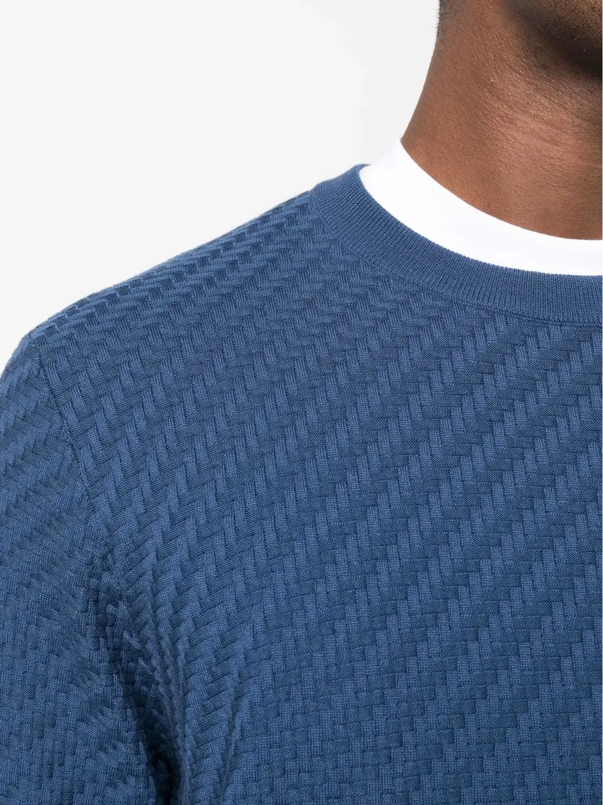 Brioni テクスチャードリブトリム ジャンパー - 画像5
