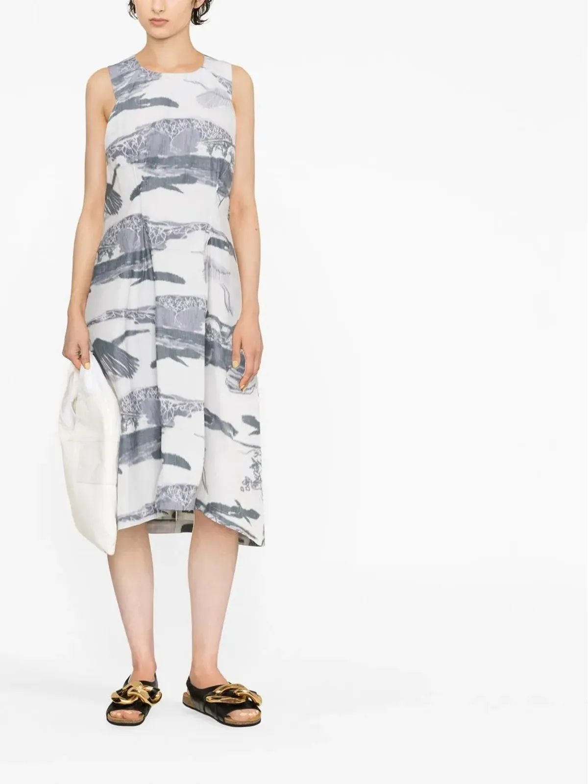 Henrik Vibskov New Free midi dress - White - 画像2