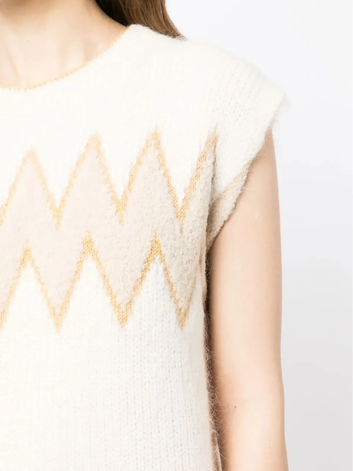 Onefifteen ジグザグ刺繍ミニドレス - 画像5