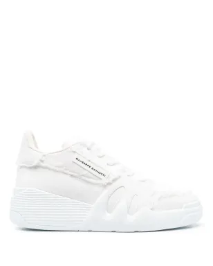 Giuseppe Zanotti タロン frayed-trim スニーカー - サムネイル1
