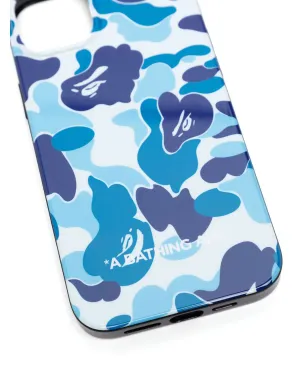 A BATHING APE® アブストラクトプリント iPhone 14 Plus ケース - ブルー - サムネイル3