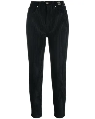 Versace Pre-Owned ピンストライプ柄スキニー・パンツ（2000年代） - サムネイル1