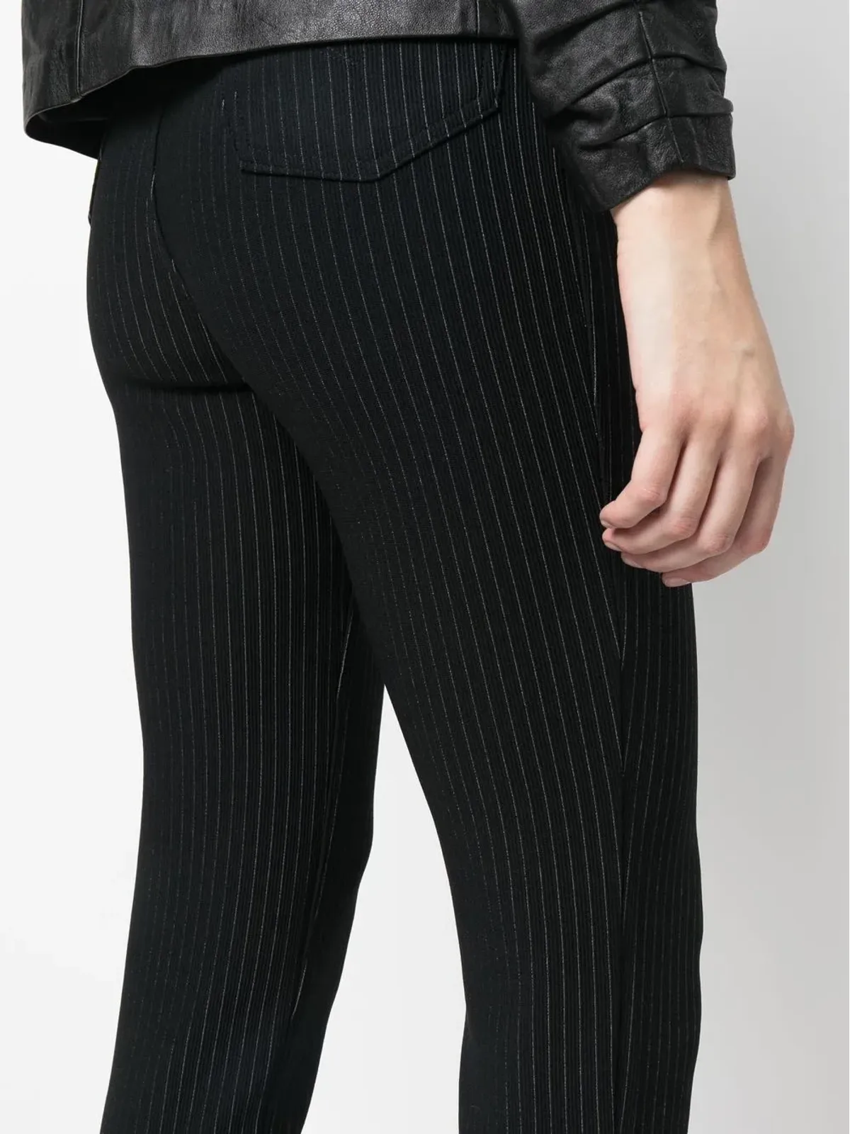 Versace Pre-Owned ピンストライプ柄スキニー・パンツ（2000年代） - 画像5