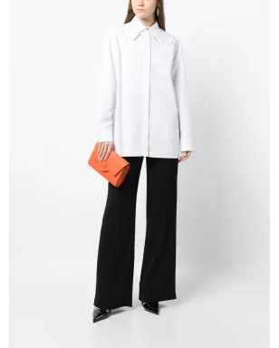 Versace カットアウトディテール長袖シャツ - White - サムネイル2