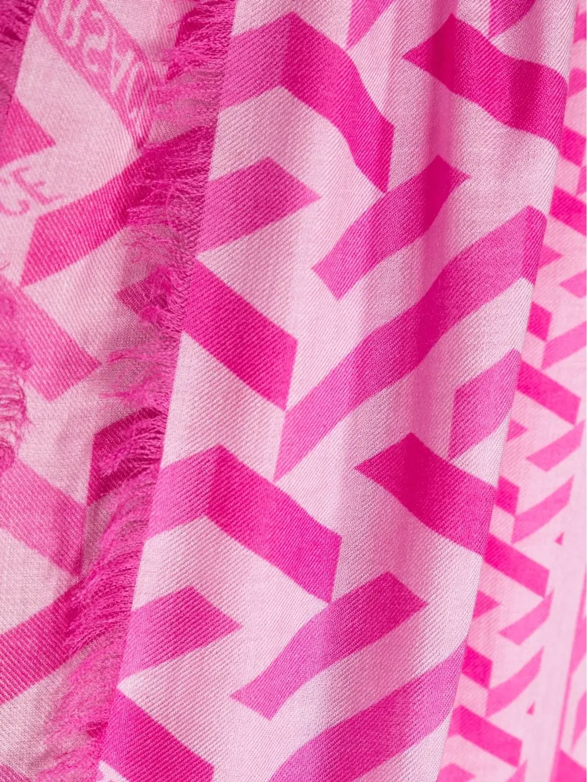 Versace 全体モノグラム柄スカーフ - 画像2