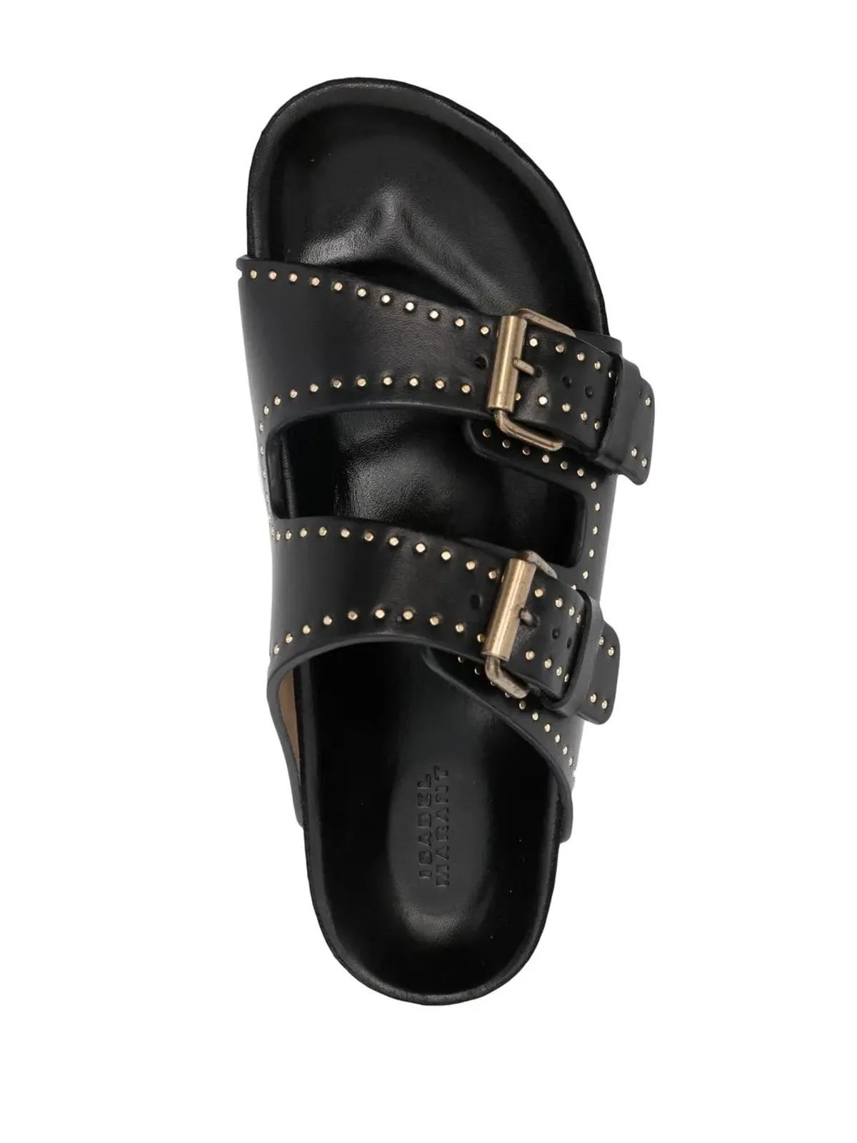 ISABEL MARANT Lennyo スタッズ付きレザーサンダル - ブラック - 画像4