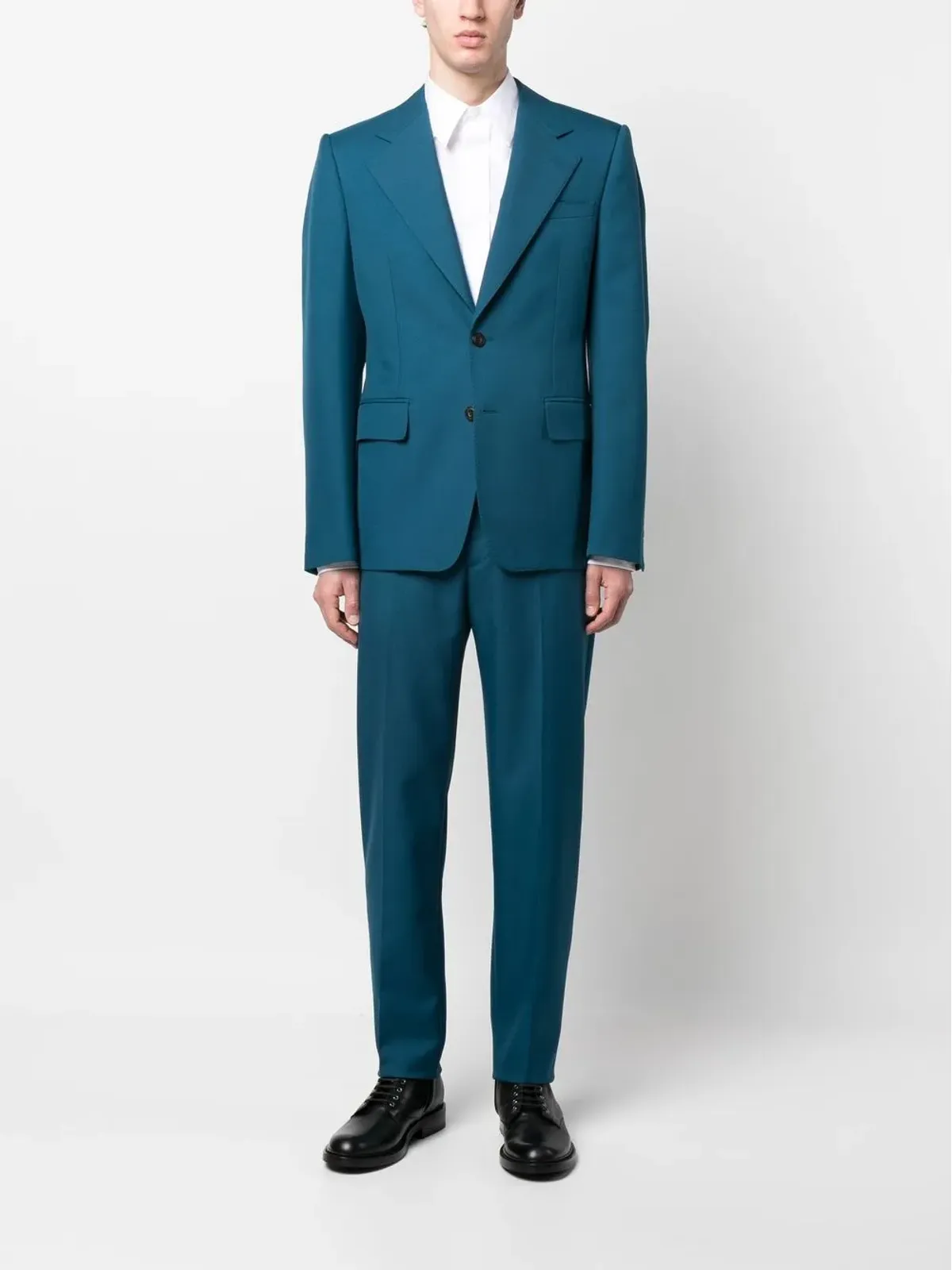 Alexander McQueen ポインテッドカラー ポプリンシャツ - 画像2