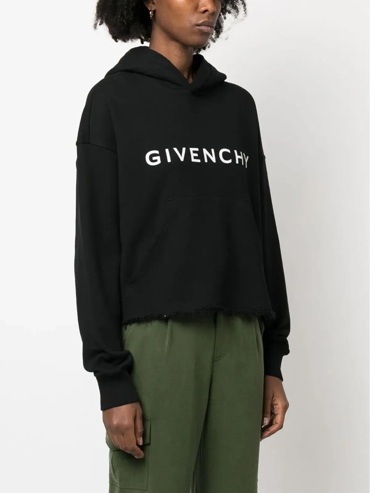 Givenchy コットン ロゴプリント フーディー - 画像3