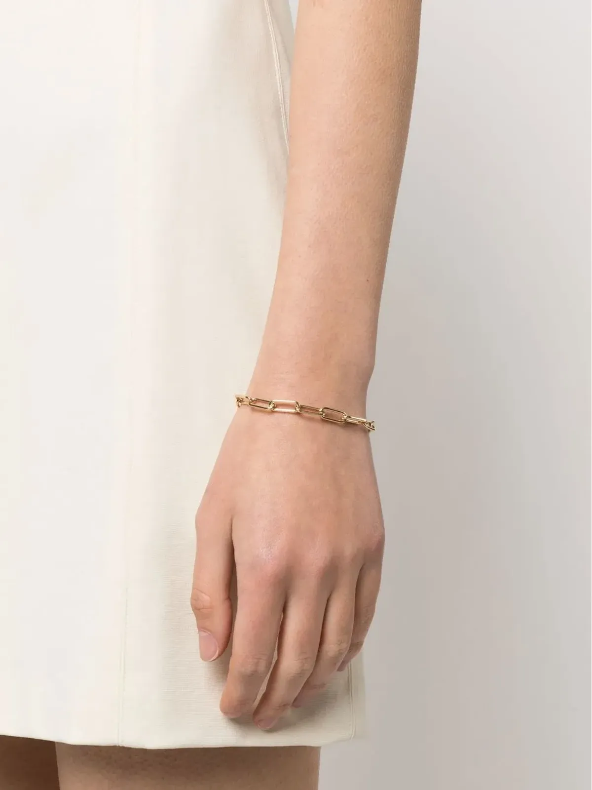 Ef Collection 14kt イエローゴールド ジャンボ Lola チェーン ブレスレット - 画像2