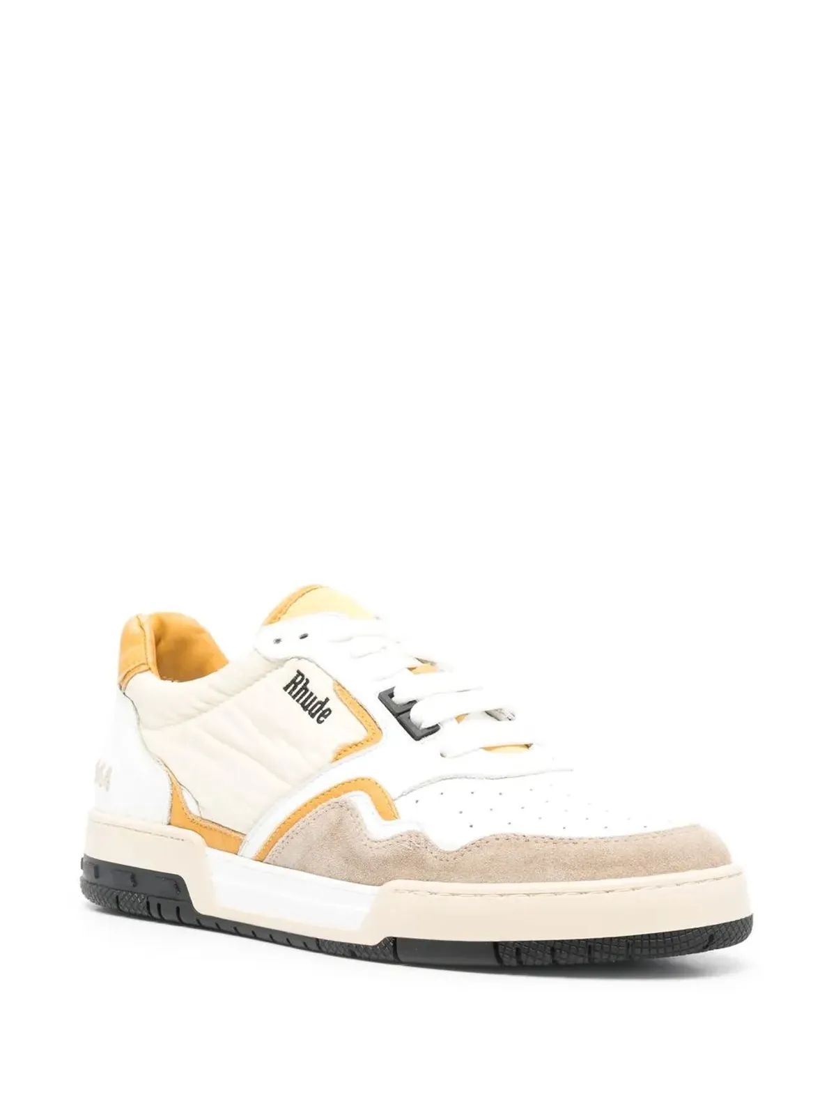 RHUDE レーシング レースアップスニーカー ホワイト - 画像2