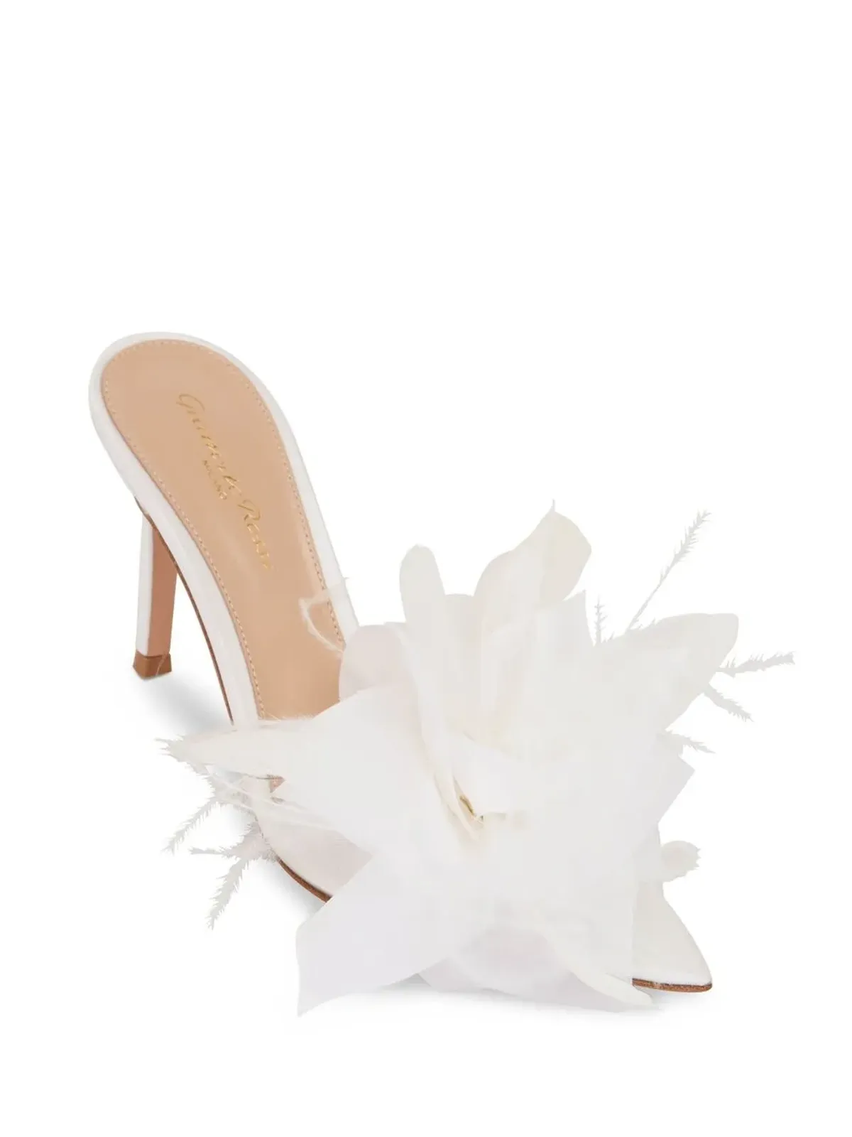 Gianvito Rossi Ynez 花柄アップリケサンダル - 画像2